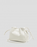 Daniela raw leather shoulder bag