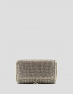 Aretha Mini Gold clutch bag