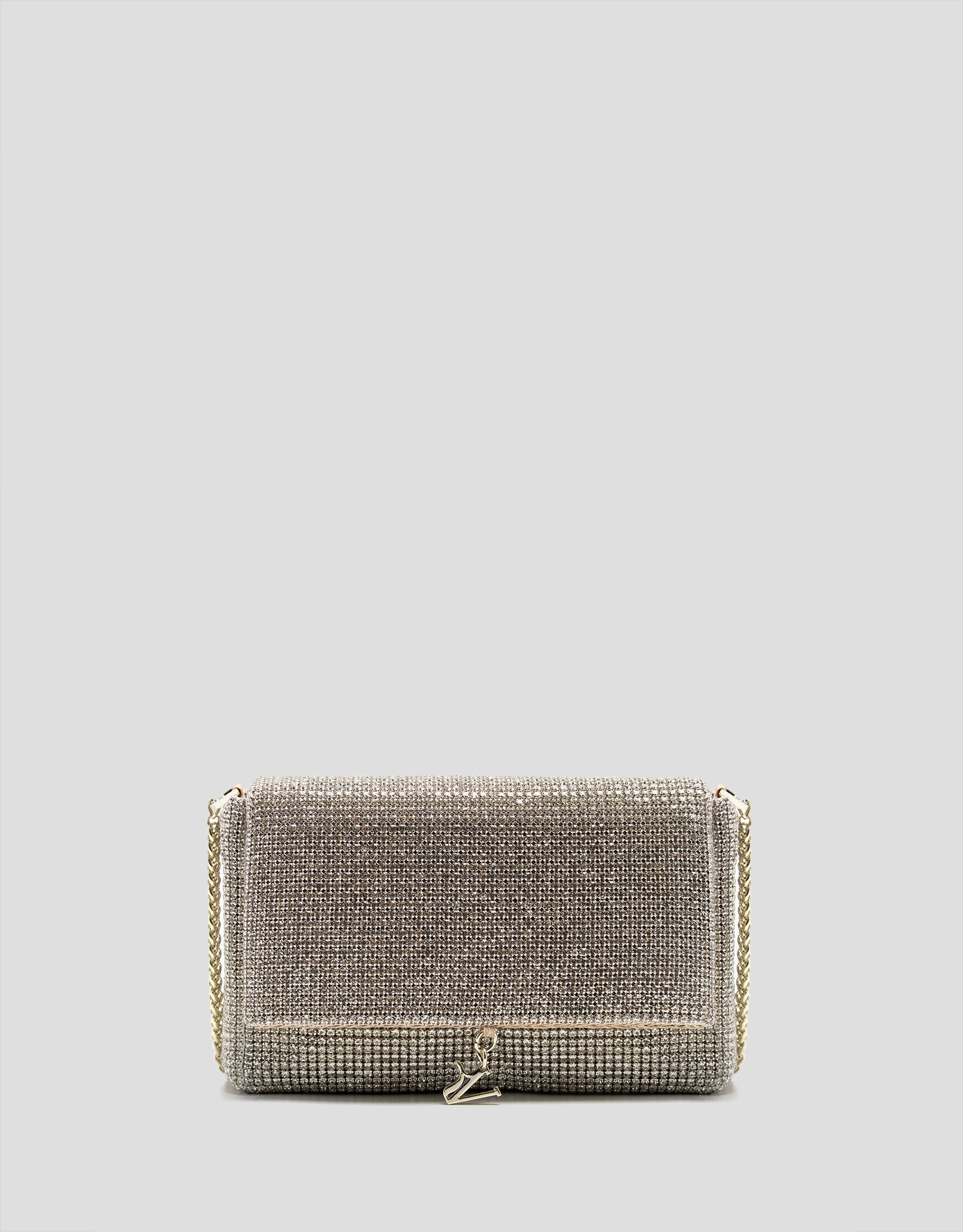 Aretha Mini Gold clutch bag