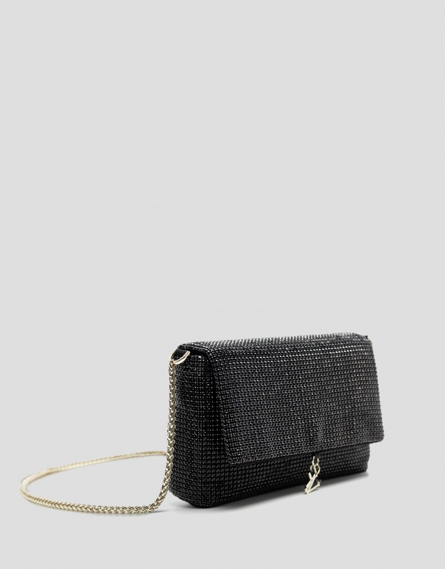 Aretha Mini Black clutch bag