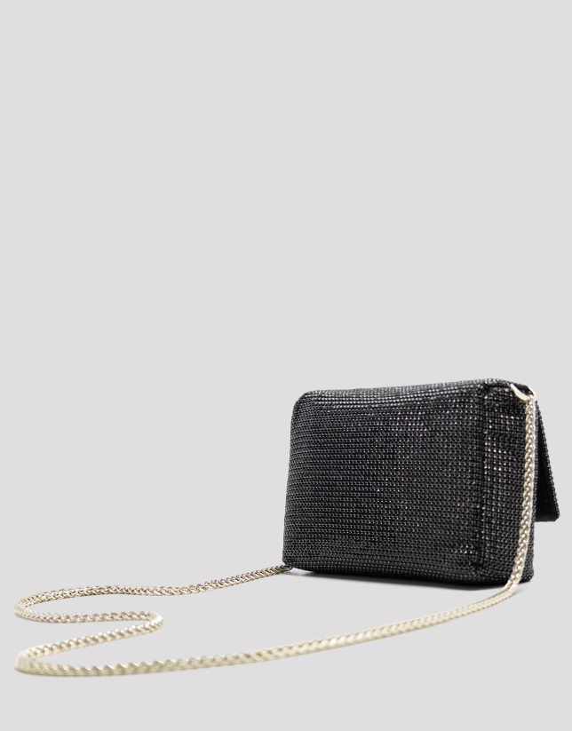 Aretha Mini Black clutch bag