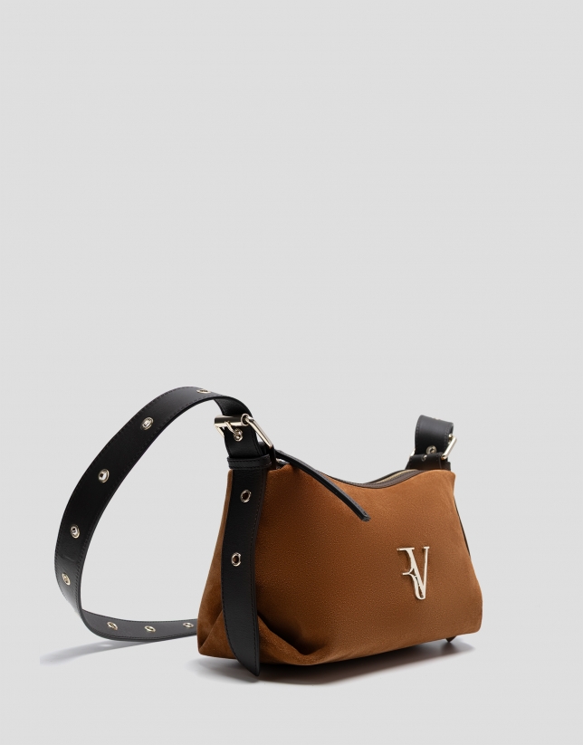 Bolso bandolera Margot ante marrón