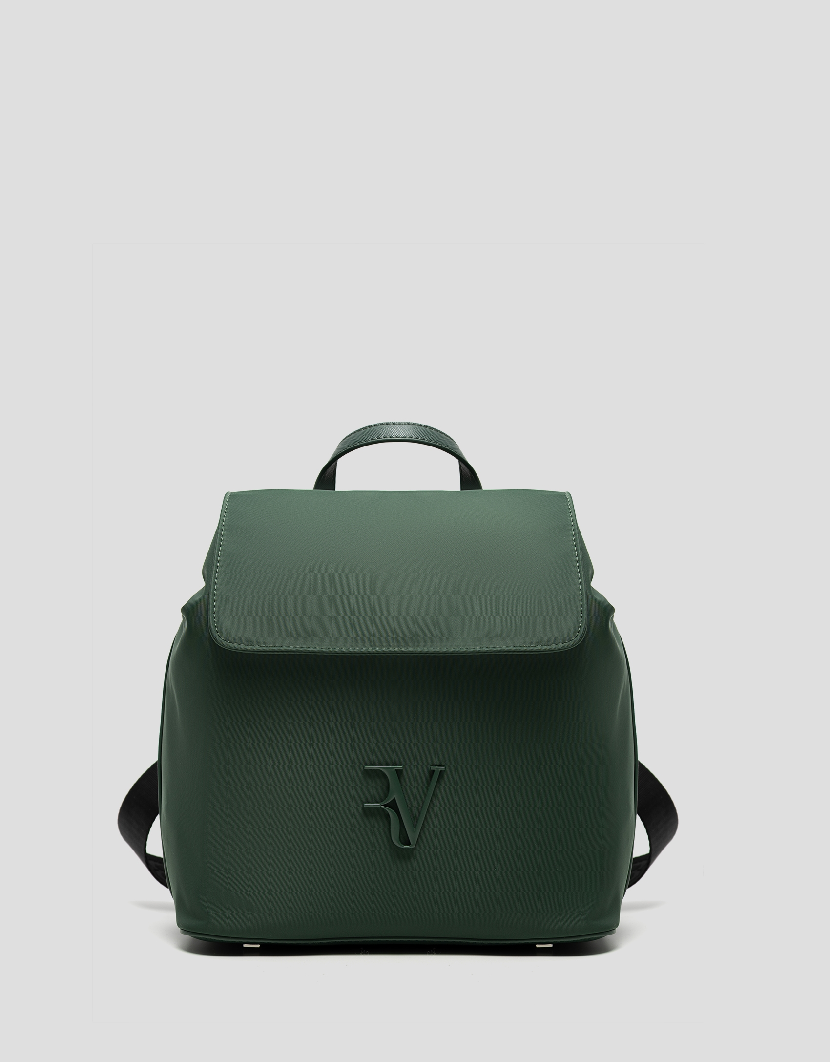 Violet green nylon backpack