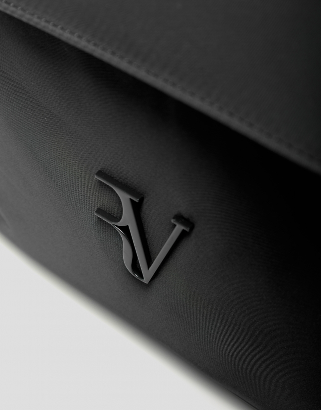 Violet backpack black nylon