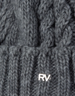 Gorro en lana y alpaca gris claro