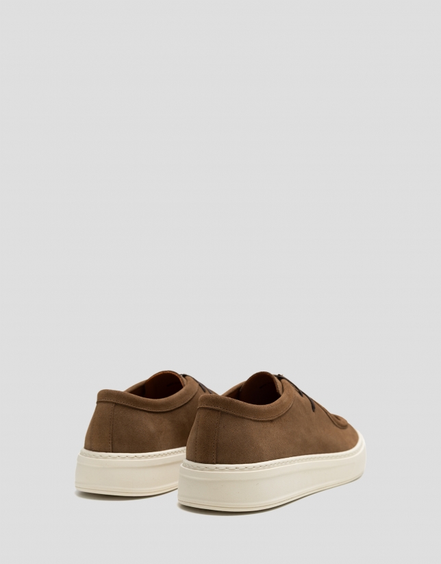 Zapatos Derby ante tostado