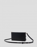 Bolso mini Chloe piel negra con flecos