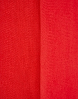 Pantal&oacute;n recto mezcla lino rojo