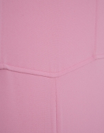 Pink crepe strappy jumpsuit