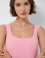 Mono tirantes crep&eacute; rosa