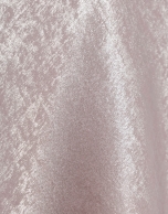 Top sisas tejido laminado brillo rosa