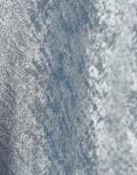 Light blue glitter laminated fabric sleeveless top