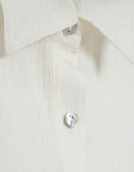 Blusa sin mangas y con bolsillos crudo