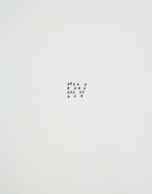 White oversized T-shirt with rhinestones on the chest