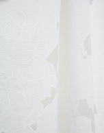 Vestido tirantes devor&eacute; blanco con estampado floral