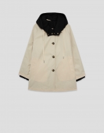 Trench reversible camel/negro