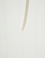 V-neck top, raw Roma knit