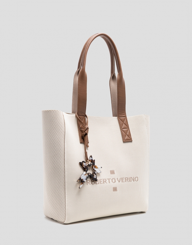 Bolso de hombro Zendaya Hobo Midi punto crudo