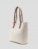 Bolso de hombro Zendaya Hobo Midi punto crudo