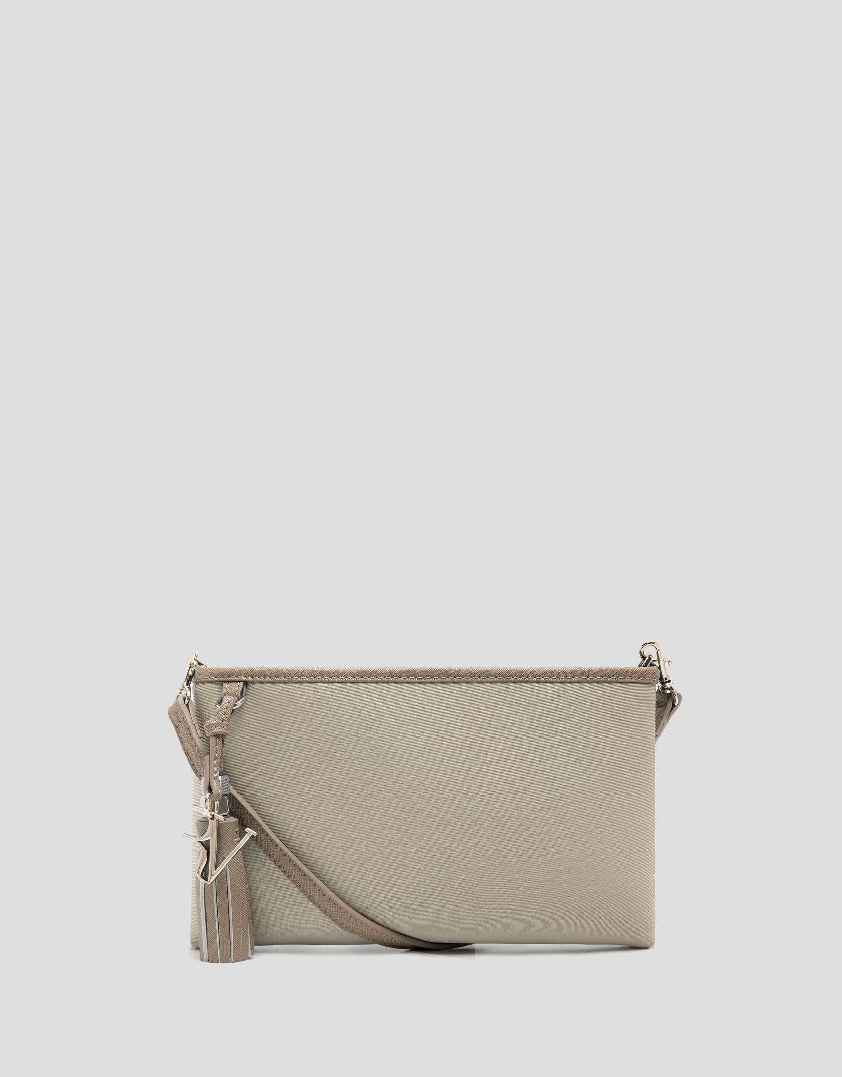 Bolso de hombro Dafne Messenger piel beige