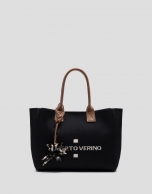 Bolso de mano Zendaya Satchel punto negro