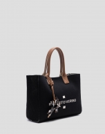 Bolso de mano Zendaya Satchel punto negro