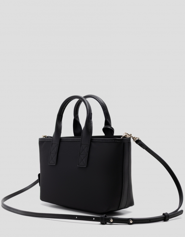 Bolso de mano Dafne Mini piel negra