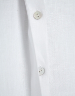 Camisa oversize lino blanca