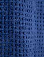 Jersey polo calado azul