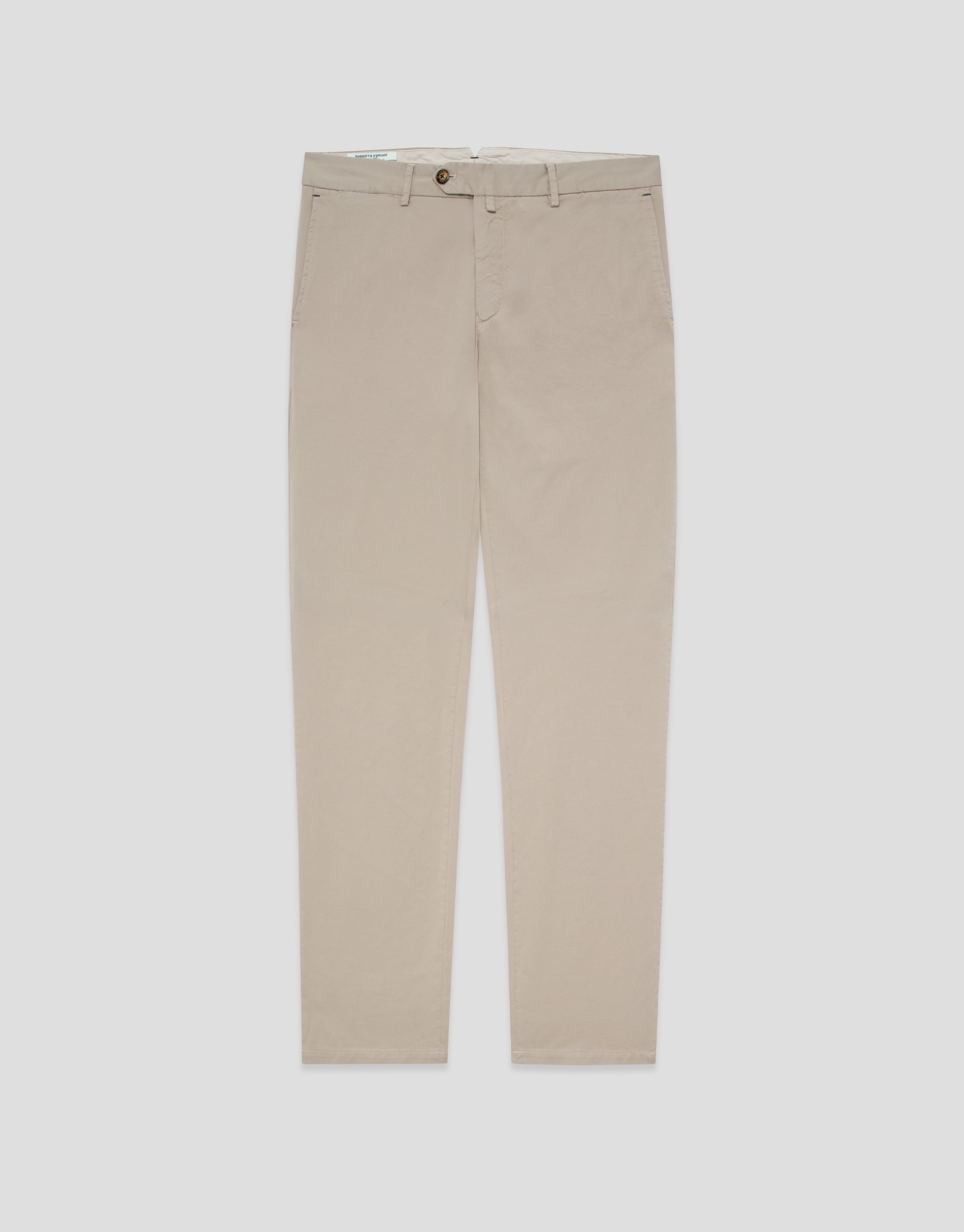 Sand-dyed chino trousers