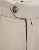 Sand-dyed chino trousers