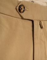Camel-dyed chino trousers