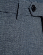 Plain ink blue faux separate trousers