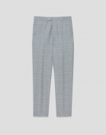 Pantal&oacute;n separate cuadros tonos grises 