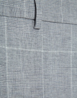 Separate grey checked trousers