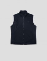 Navy blue padded gilet