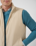 Ecru padded gilet