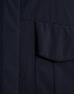 Parka cuatro bolsillos azul marino