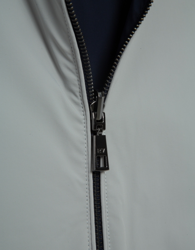 Reversible navy/grey jacket