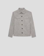 Sobrecamisa lino gris