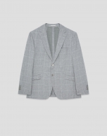 Grey checked jacket