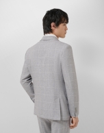 Grey checked jacket