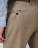 Traje half canvas slim fit falso liso vis&oacute;n oscuro