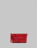 Bolso mini Chloe piel roja con flecos