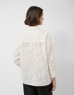 Oversized white shirt