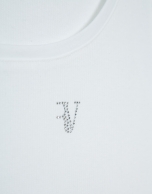 Camiseta tirantes punto canal&eacute; blanco