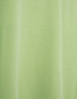 Green t-shirt with gathered shoulder