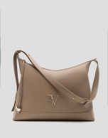 Bolso Hobo Lila piel c&aacute;mel