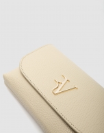 Rita beige leather handbag