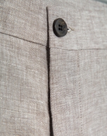 Grey linen trousers